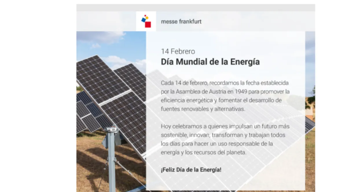 14 de Febrero Día Mundial de la Energía 