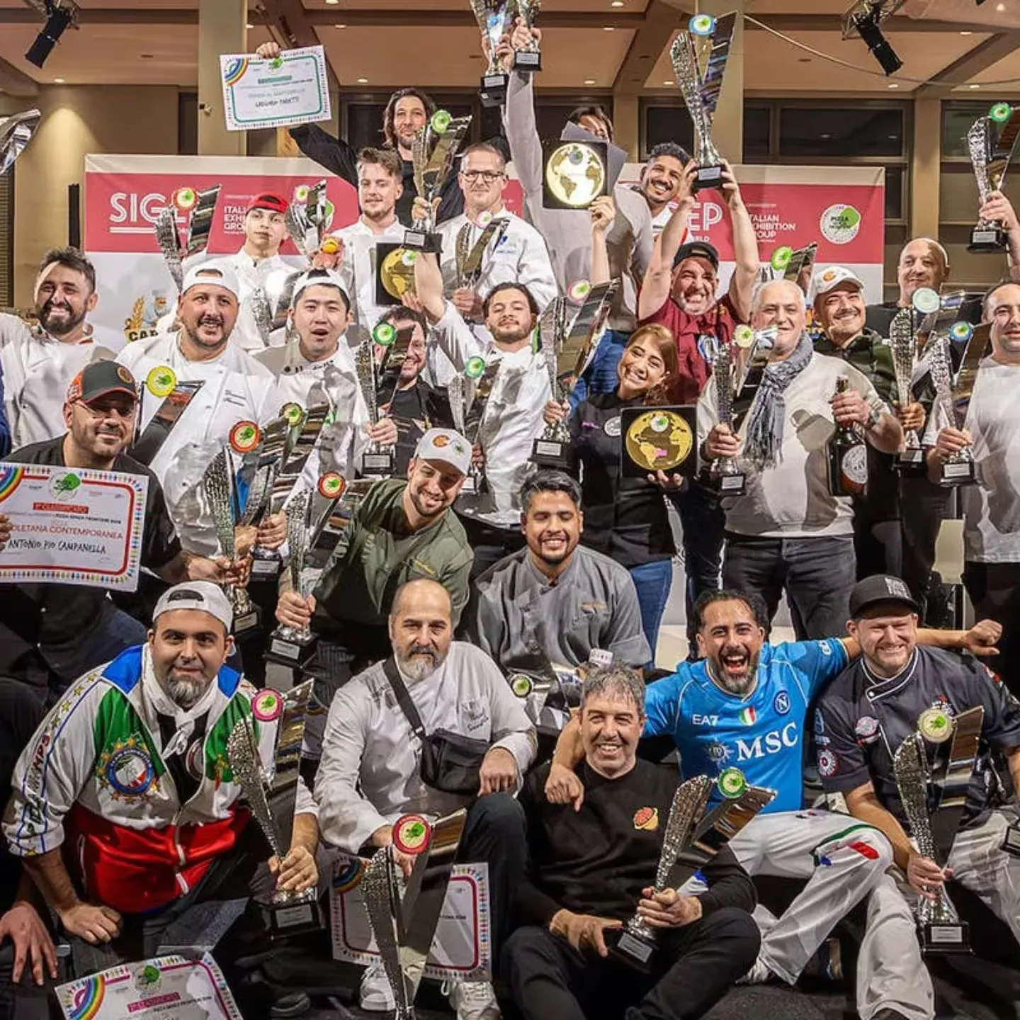 Una pizzería argentina, subcampeona mundial en un torneo con 600 participantes en Italia