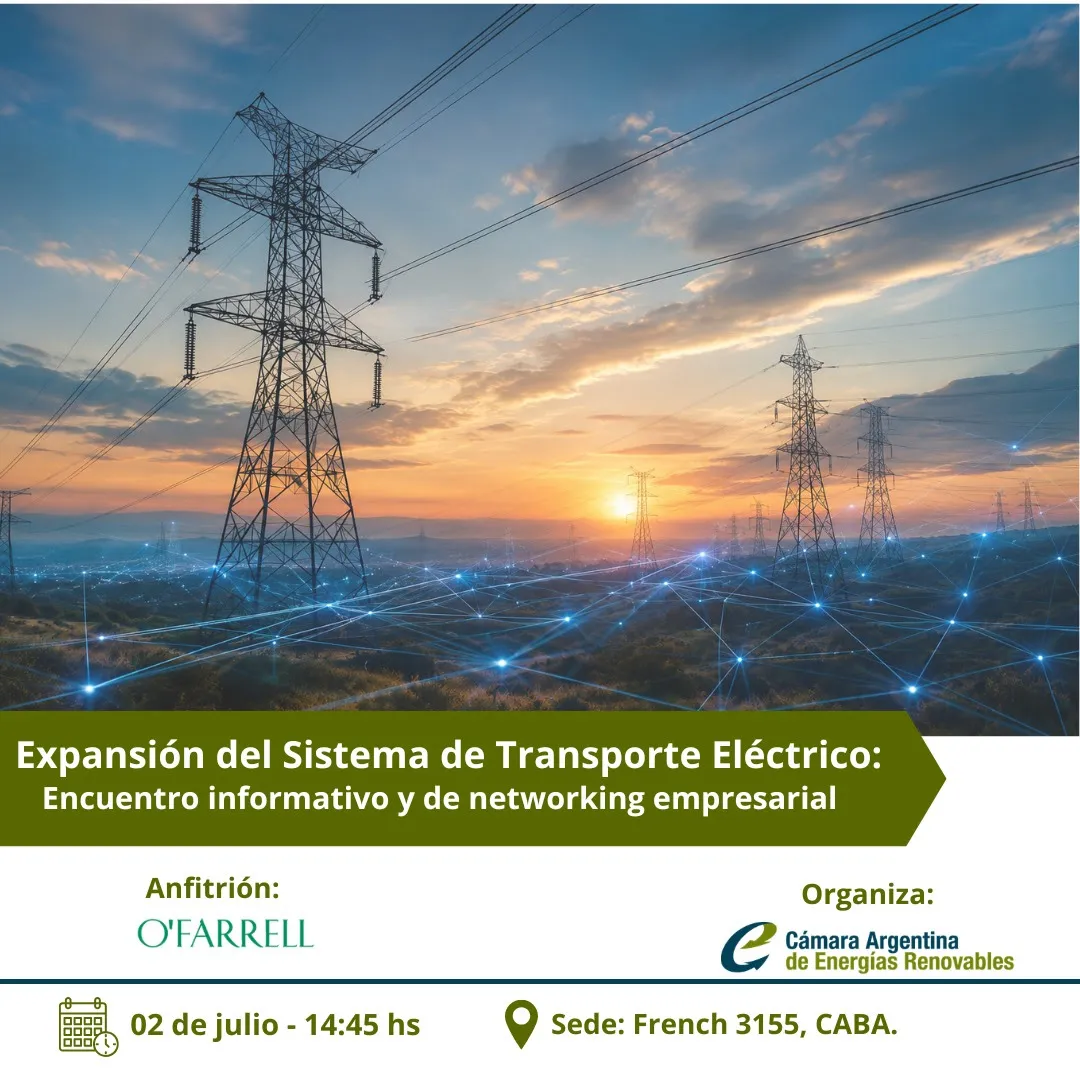 CADER invita a un evento exclusivo "Expansión del Sistema de Transporte Eléctrico: Encuentro informativo y de networking empresarial"