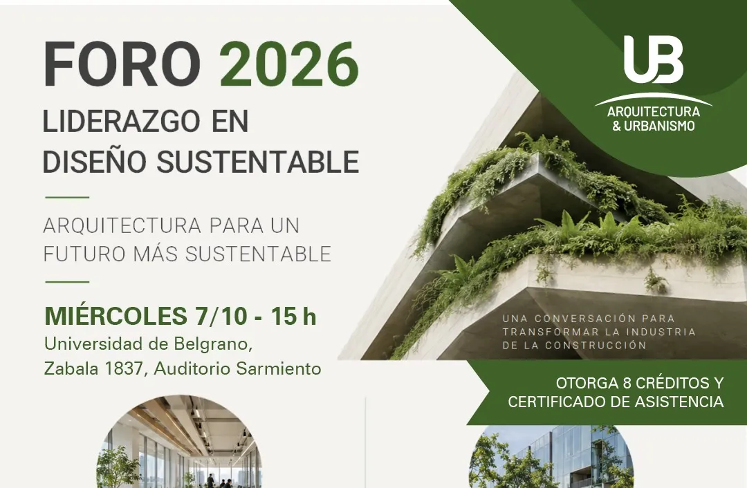 FORO 2026 | LIDERAZGO EN DISEÑO SUSTENTABLE  