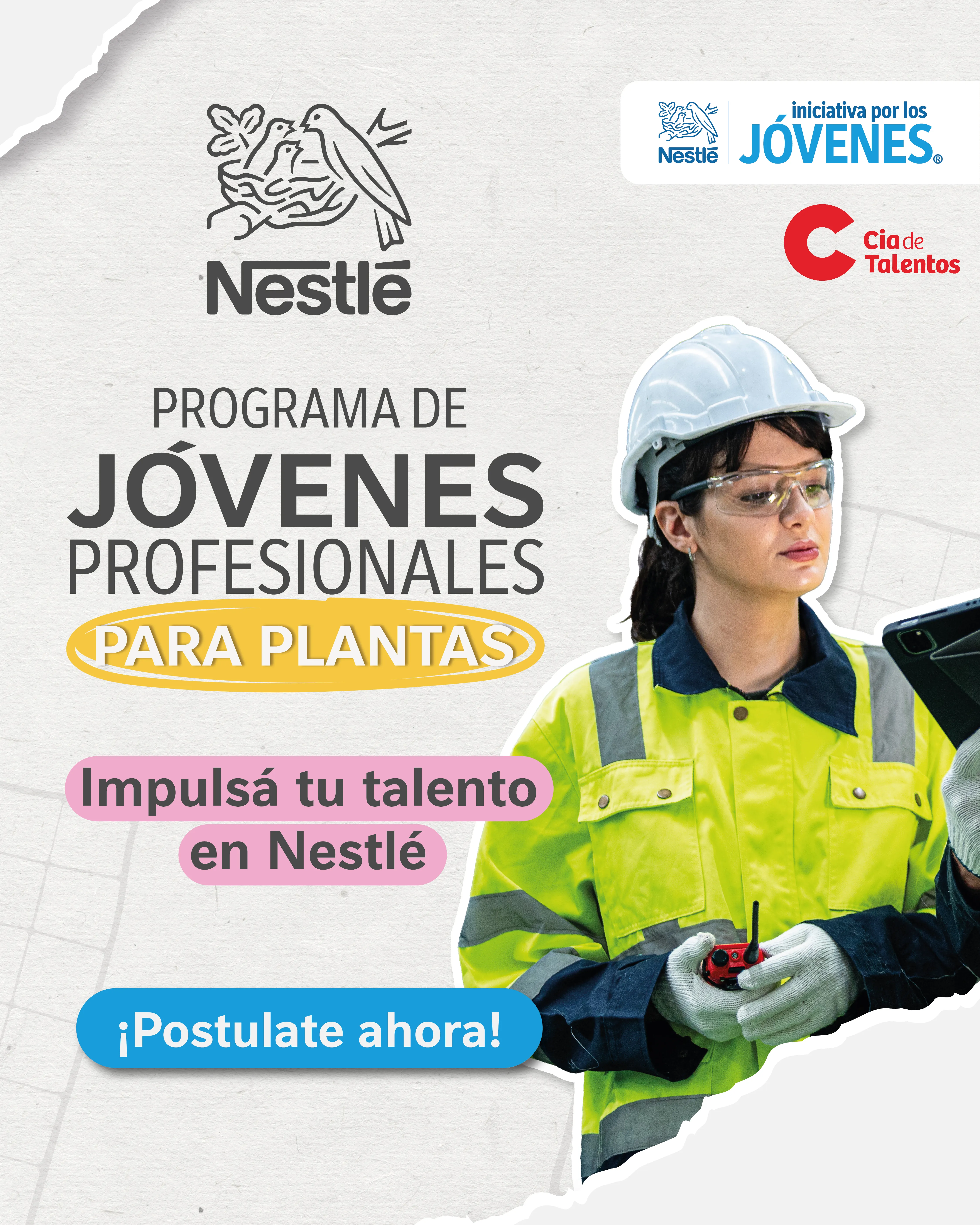 NESTLÉ® refuerza su compromiso con el desarrollo del talento joven a través de su Programa de Jóvenes Profesionales para plantas
