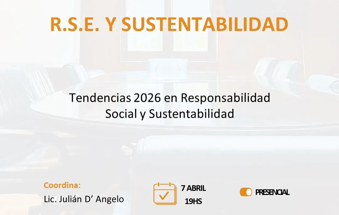 Encuentro Abierto Presencial: Tendencias 2026 en RSE y Sustentabilidad 