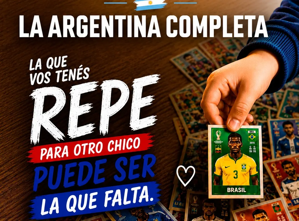 De 4.000 figuritas para el Hospital Gutiérrez a un desafío federal: la campaña solidaria que busca completar álbumes del Mundial en las 24 provincias
