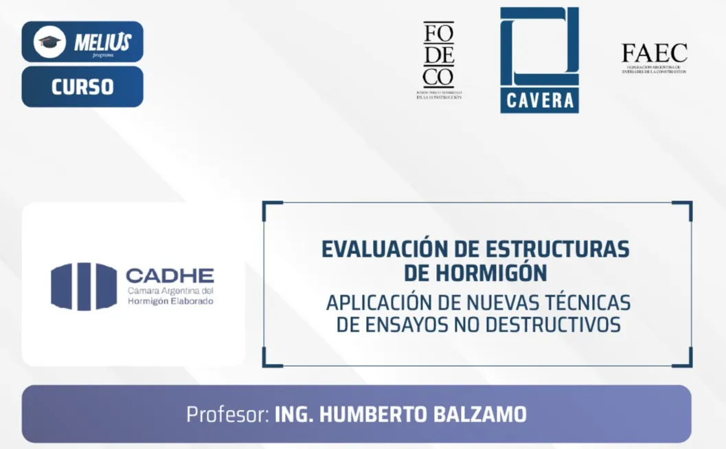 Curso Evaluación de estructuras de hormigón - Aplicación de nuevas técnicas de ensayos no destructivos
