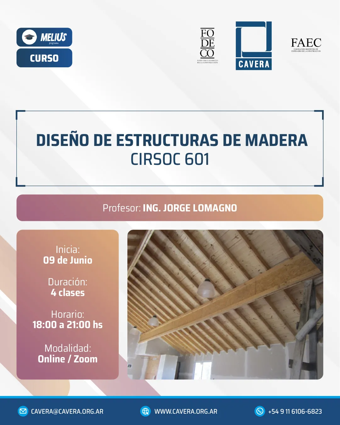 Curso Diseño de estructuras de madera - CIRSOC 601