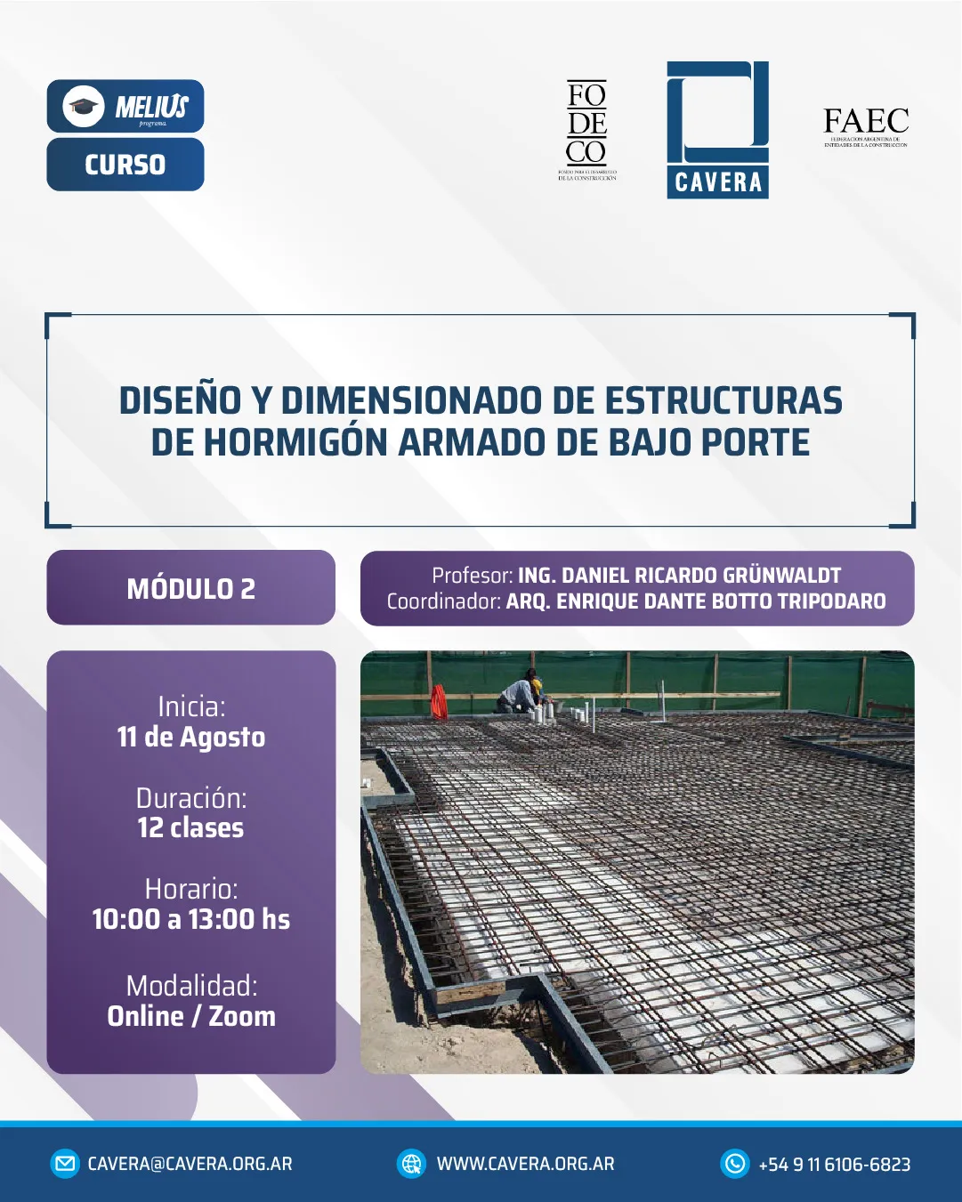 Curso Diseño y dimensionado de estructuras de hormigón armado de bajo porte - Módulo 2