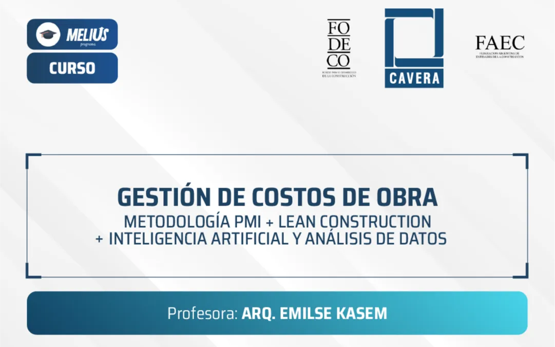 Curso GESTIÓN DE COSTOS DE OBRA Metodología PMI + Lean Construction + Inteligencia Artificial y Análisis de Datos