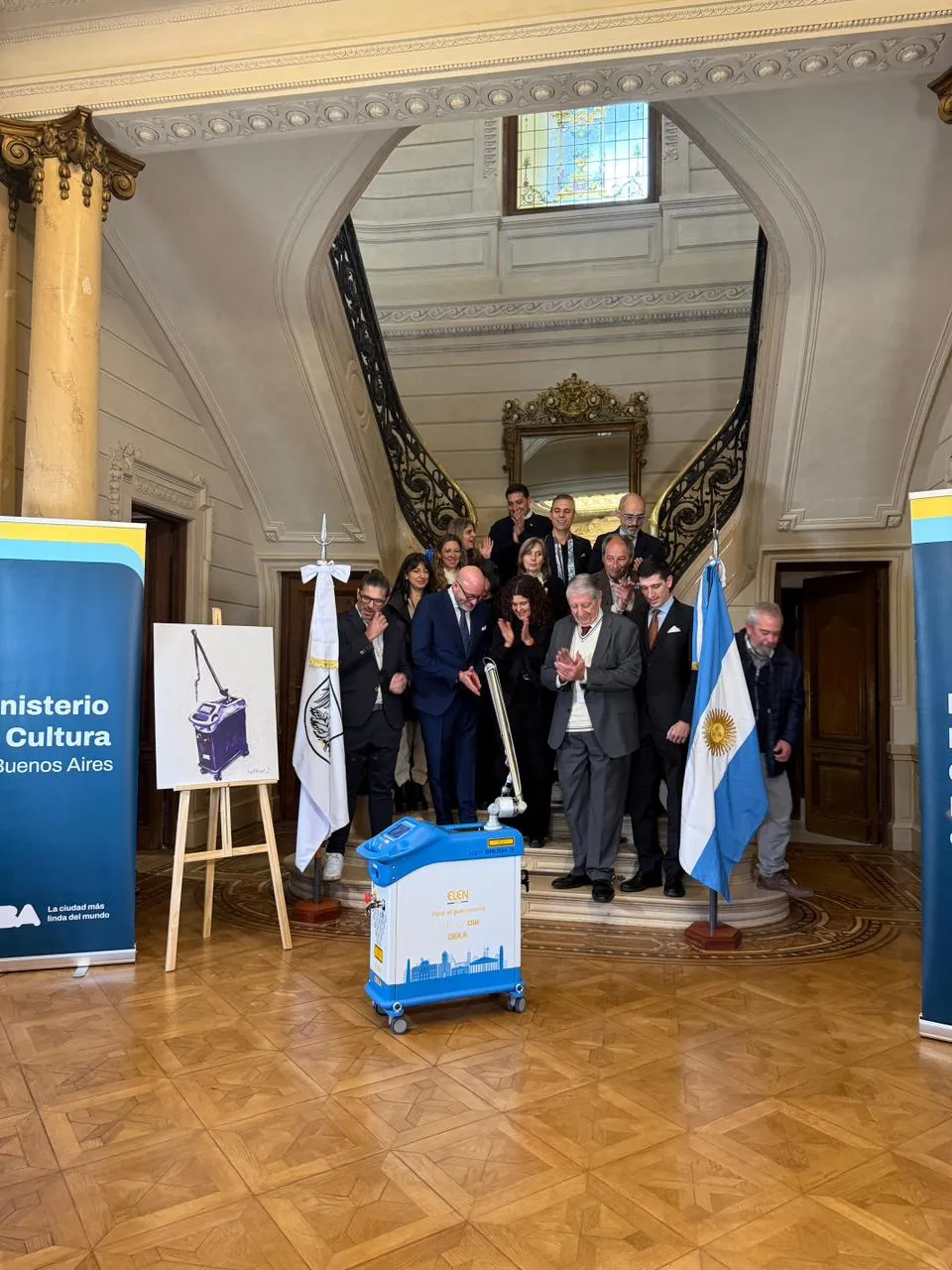 La Ciudad recibió nueva tecnología para la restauración de obras de arte