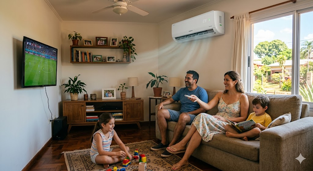 Casi la mitad de los hogares argentinos tiene aire acondicionado y la climatización se vuelve un desafío estructural