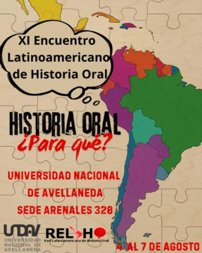XI Encuentro Latinoamericano de Historia Oral  - Imagen 1