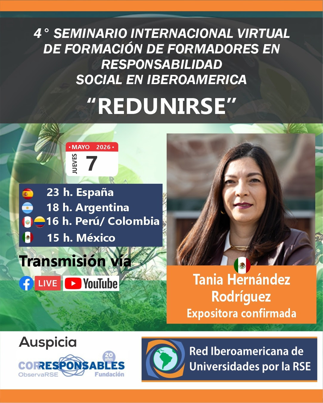 Se viene el 4° Seminario Internacional Virtual de Formación de Formadores en RSE "RedUniRSE" - Imagen 2
