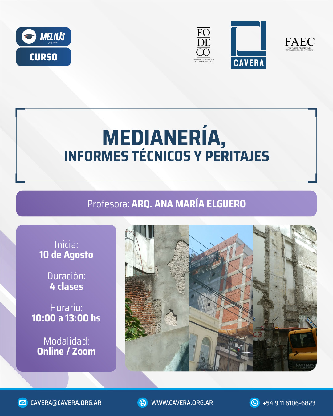 Curso Medianería, informes técnicos y peritajes - Imagen 1