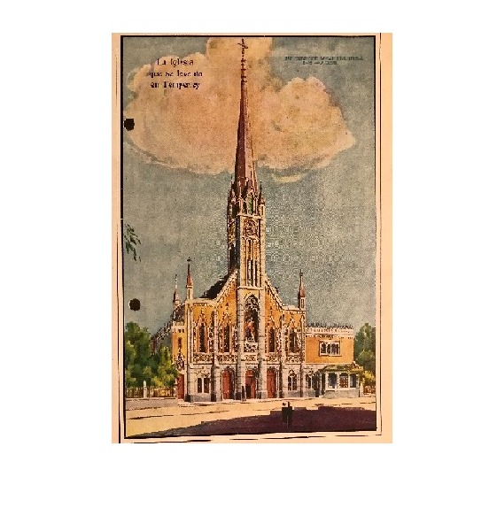 MARÍA SOL GALLINI Y FABRICIO FIORETTI RECUPERAN LA HISTORIA DE LA PARROQUIA NUESTRA SEÑORA DE LA PIEDAD DE TEMPERLEY, JOYA DE LA ARQUITECTURA LOCAL