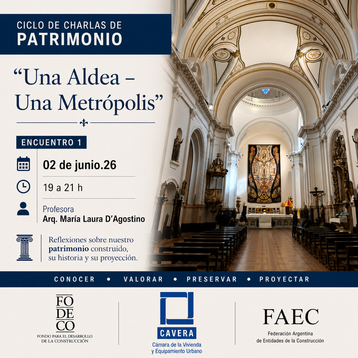 Encuentro 1 Ciclo de charlas de patrimonio. Módulo 1: Templos - Imagen 1