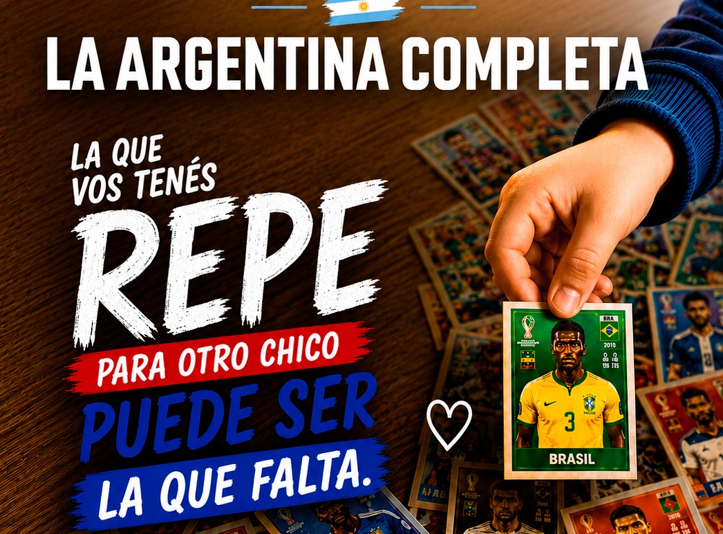 De 4.000 figuritas para el Hospital Gutiérrez a un desafío federal: la campaña solidaria que busca completar álbumes del Mundial en las 24 provincias