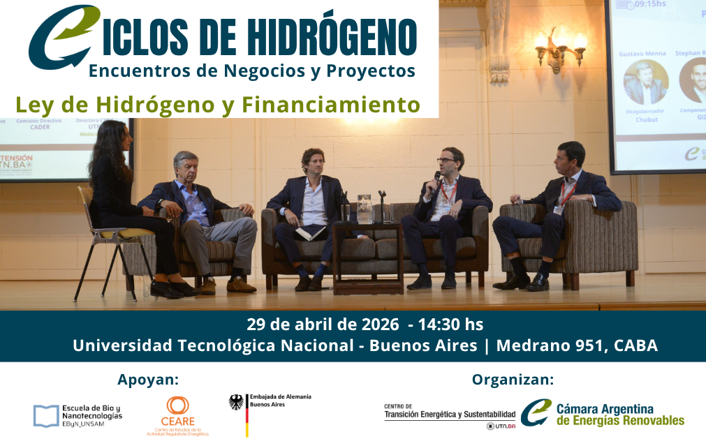 ¡Ciclos de Hidrógeno: se viene un nuevo encuentro sobre la Ley de Hidrógeno y Financiamiento!