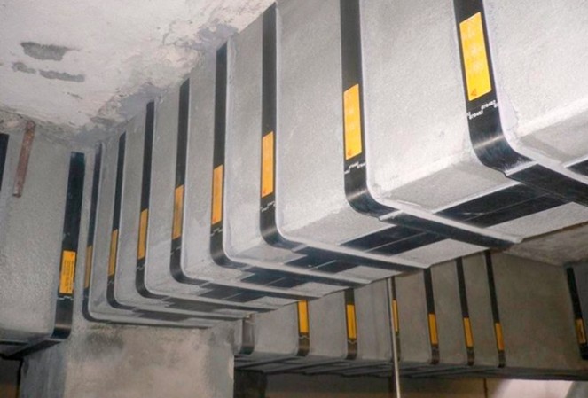 Consolidación de estructuras con fibras de carbono