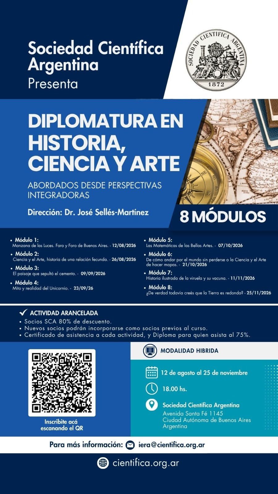 DIPLOMATURA  TEMAS DE CIENCIA, HISTORIA Y ARTE   ABORDADOS DESDE PERSPECTIVAS INTEGRADORAS  - Imagen 1