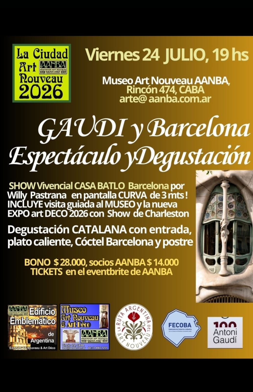Gaudí y Barcelona: una experiencia inmersiva entre arte, arquitectura y gastronomía - Imagen 1