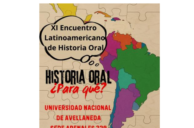 XI Encuentro Latinoamericano de Historia Oral 
