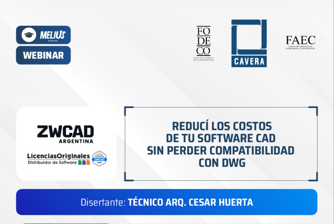 Webinar: Reducí los costos de tu software CAD  sin perder compatibilidad con DWG 