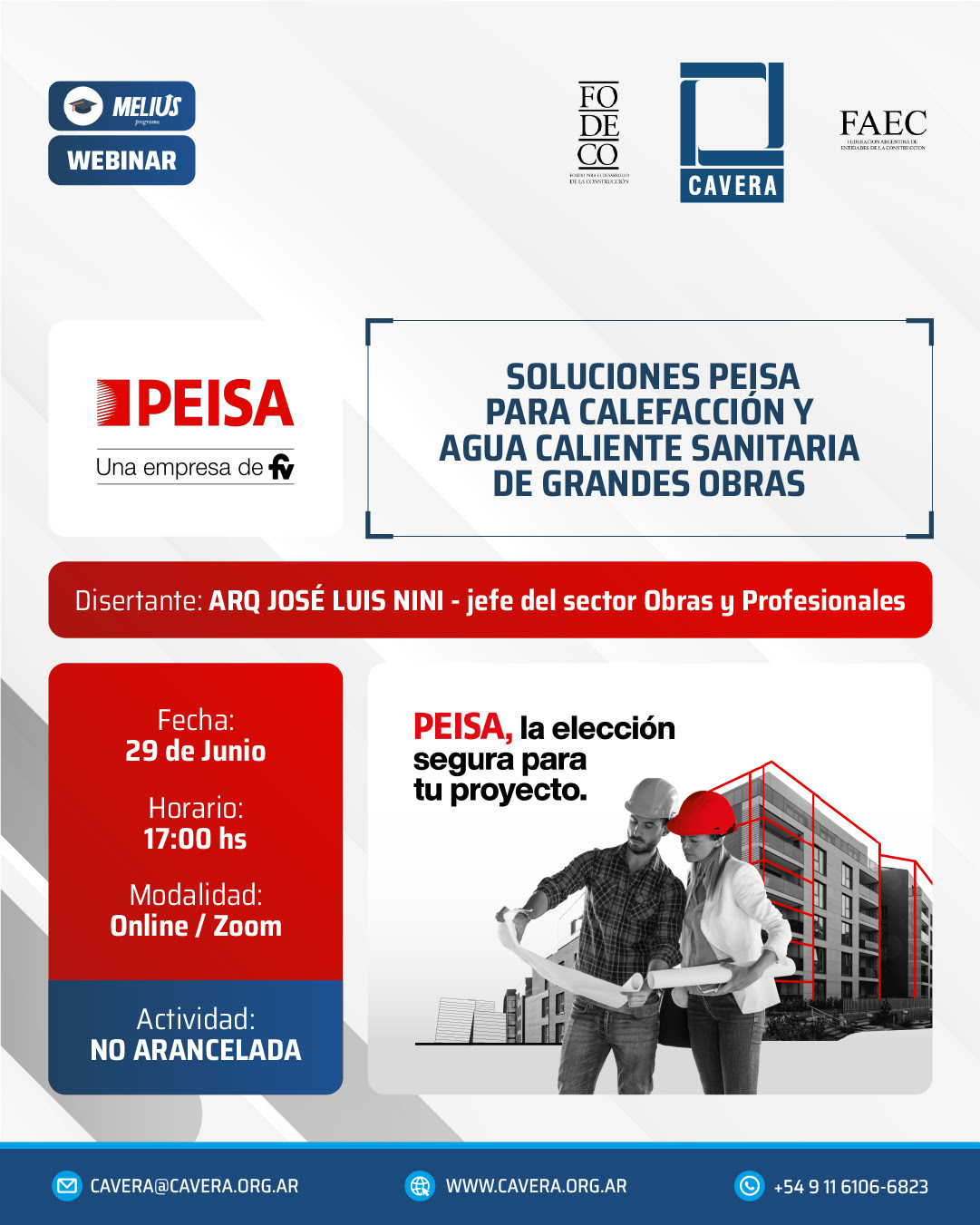 Webinar PEISA - Soluciones PEISA para calefacción y Agua Caliente Sanitaria de Grandes obras