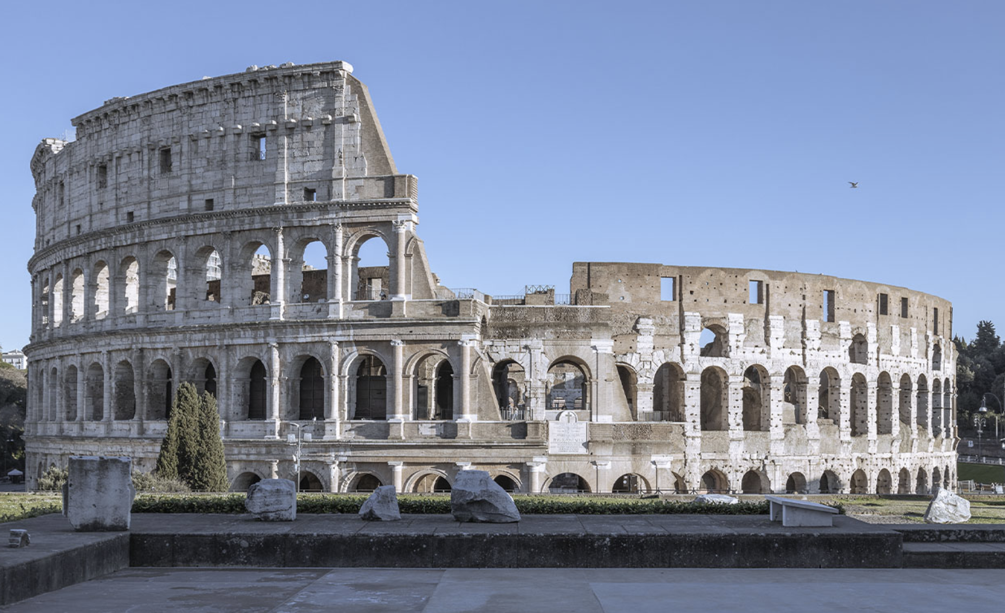 Cómo lograron devolverle la forma original al Coliseo tras siglos de derrumbes y terremotos