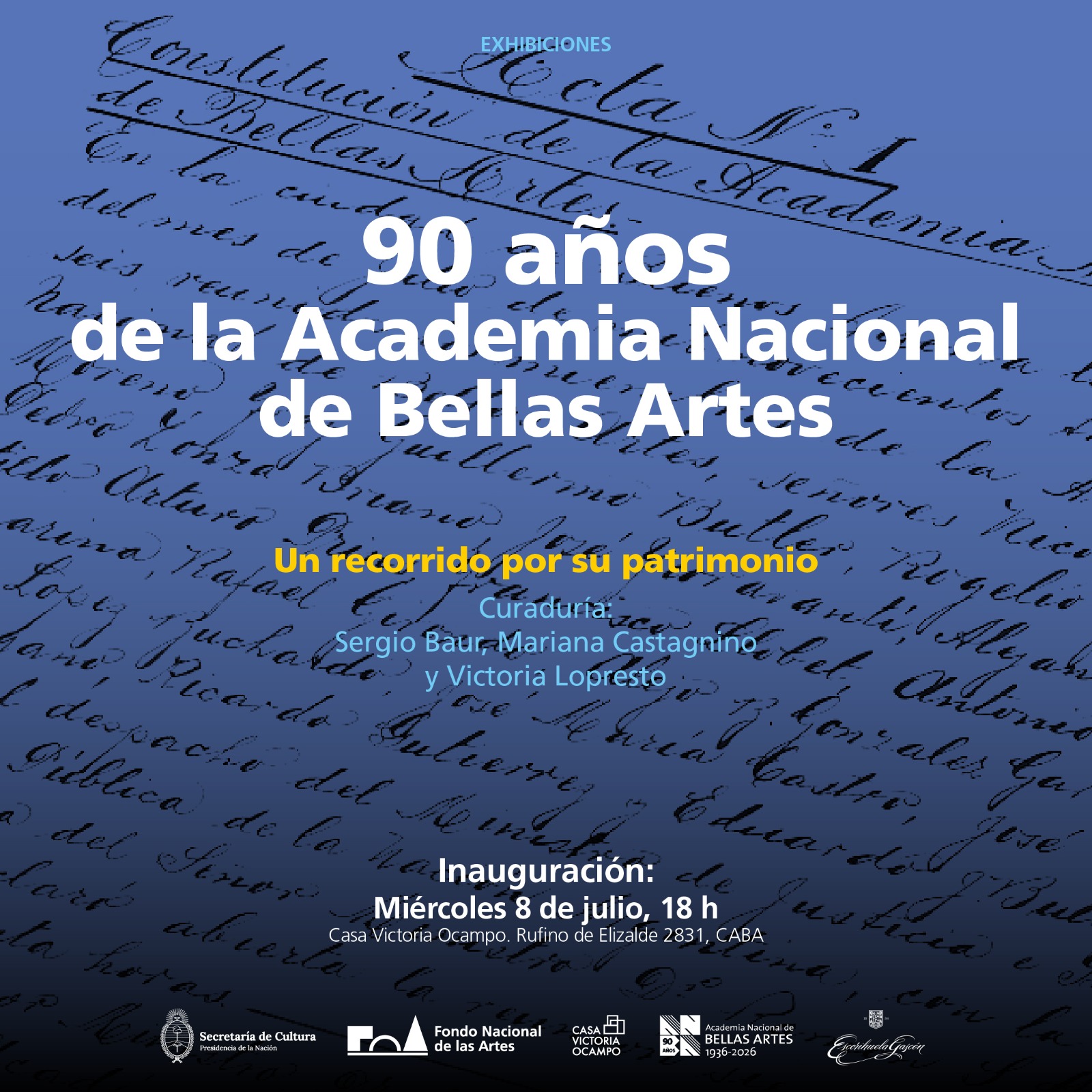 Inauguración | “90 años de la Academia Nacional de Bellas Artes. Un recorrido por su patrimonio” - Imagen 1